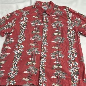 Men’s palm tree coconut Hawaiian shirt